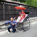 秋の古都鎌倉で、憧れの人力車で和装撮影